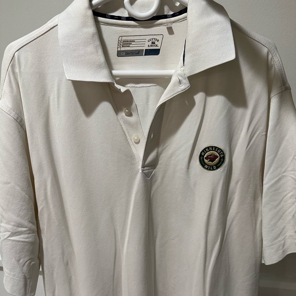 Minnesota Wild Stitched Polo (White) - Picture 1 of 2